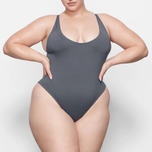 Skims Scoop Neck One Piece Swimsuit Plus Size NWT